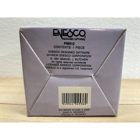 1991 Enesco Precious Moments "Lord Keep In Teepee Top Shape" Porcelain Figurine - Picture 11 of 12